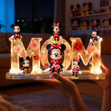 Load image into Gallery viewer, “Celebrate the Love” – Adorable Mom and Kids Light Box – Personalized Gifts for Mom