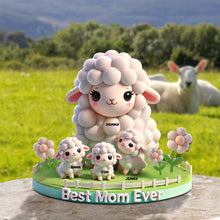 Load image into Gallery viewer, Best Mom Ever - Personalized Custom Plaque Gift for Moms and Grandmas Shaped Plaques PopCulturePrints