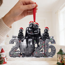 Load image into Gallery viewer, Celebrate the Galaxy - Personalized Space Christmas Ornament for Family