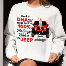 Load image into Gallery viewer, Personalized Funny DNA Test Jeep T-Shirt for Women Shirts PopCulturePrints