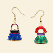 Load image into Gallery viewer, “Every Princess Deserves a Touch of Magic” - Handbag Acrylic Earrings - Personalized Gift for Princess Lovers Earrings PopCulturePrints