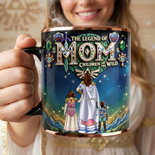 Load image into Gallery viewer, "Unleash Legendary Mom Energy!" - Personalized Ceramic Coffee Mug, Perfect Gift for Mom and Grandma Coffee Mug PopCulturePrints