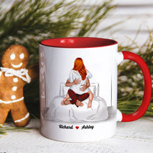 Load image into Gallery viewer, Personalized Couple Accent Mug - Valentine's Day Gifts & Christmas Gift for Couples Coffee Mug PopCulturePrints