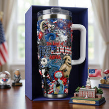 Load image into Gallery viewer, The Land Of Freedom Tumbler - A Personalized Gift for Every Patriot