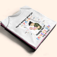 Load image into Gallery viewer, You're Doing A Great Job Daddy - Personalized Baby Onesie for Father's Day Baby Onesie PopCulturePrints