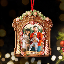 Load image into Gallery viewer, Personalized Family Christmas Ornament - Custom Photo Gift Ornament PopCulturePrints