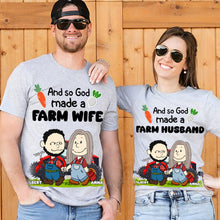 Load image into Gallery viewer, Unique Personalized Valentine's Day Gifts for Farmer Couples | Custom Tractor Shirts Shirts PopCulturePrints