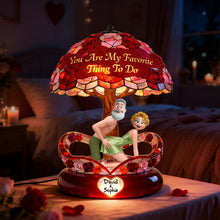 Load image into Gallery viewer, You Are My Favorite Thing To Do - Sweet Together Acrylic Light Box - Personalized Gifts for Couples Light Box PopCulturePrints