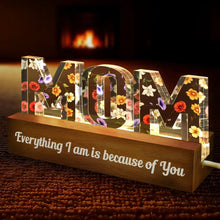 Load image into Gallery viewer, Mommy, We Love You - Personalized LED Light Gift for Mom & Grandma Custom Shaped LED Light PopCulturePrints