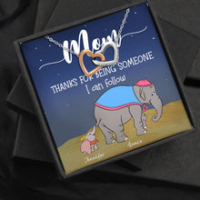 Load image into Gallery viewer, Personalized Mom Necklace with Heartfelt Message Jewelry PopCulturePrints