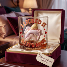 Load image into Gallery viewer, Naughty Couple Round Glass - Personalized Gifts For Couple 01ohlu290626 Glass PopCulturePrints