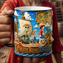 Load image into Gallery viewer, “Adventure Awaits with Every Sip!” - Personalized Daddy Adventure Crew Magic Coffee Mug - Gift for Dads, Grandpas, and More Coffee Mug PopCulturePrints