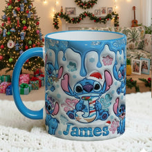 Load image into Gallery viewer, “Bring the Spirit of Christmas with Every Sip!” - Personalized Tropical Christmas Coffee Mug - Custom Gift for Friends, Family, and Colleagues Coffee Mug PopCulturePrints