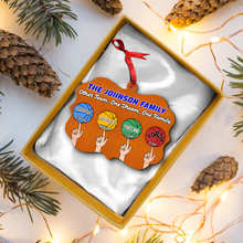 Load image into Gallery viewer, Custom Basketball Family Christmas Ornament Ornament PopCulturePrints