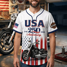 Load image into Gallery viewer, Ride in Style - Badass Motorcycle Jersey Shirt - Custom Photo Gift for Bikers