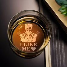 Load image into Gallery viewer, Personalized Deadpool Whiskey Glass Whiskey Glass PopCulturePrints