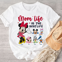 Load image into Gallery viewer, Mom Life is the Best Life - Personalized Shirt for Moms, Grandma and Loved Ones Shirts PopCulturePrints