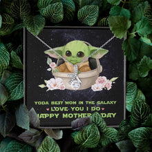 Load image into Gallery viewer, Galaxy's Best Mom Necklace - Mother's Day Gift Jewelry PopCulturePrints