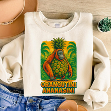 Load image into Gallery viewer, “Orangutini Ananasini: A Fun Twist on Jungle Vibes” - Custom Tee for Kids - Personalized Gift for Birthdays, Holidays, and Special Occasions Shirts PopCulturePrints