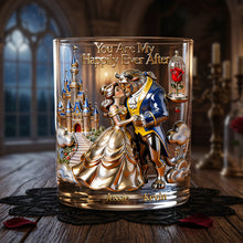 Load image into Gallery viewer, You Are My Happily Ever After - Romantic Couple Round Glass Glass PopCulturePrints