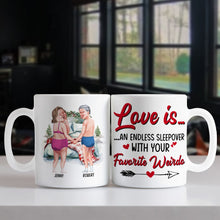 Load image into Gallery viewer, Personalized Coffee Mug - Endless Love Sleepover for Couples | Valentine's Day Gifts Coffee Mug PopCulturePrints