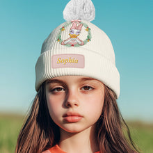 Load image into Gallery viewer, Bring Joy with Our Cute Cartoon Bobble Beanie Hat - Personalized Gifts for Kids Hat PopCulturePrints