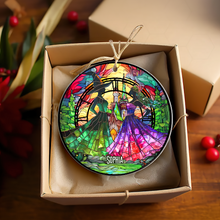Load image into Gallery viewer, Personalized Christmas Ornament for Best Friends - Witchy Fantasy Ornament PopCulturePrints