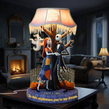 Load image into Gallery viewer, In This Nightmare, You're My Dream - Personalized Dancing Couple Acrylic Light Box Light Box PopCulturePrints