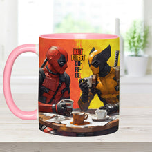 Load image into Gallery viewer, But First Coffee - Antihero Mug Accent Mug PopCulturePrints