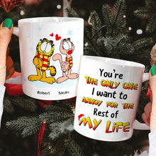 Load image into Gallery viewer, Personalized Cat Couple Mug - Funny Valentine's Day Gifts and Christmas Gift for Couples Coffee Mug PopCulturePrints