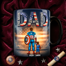 Load image into Gallery viewer, The Man, The Myth, The Legend - Personalized Magic Coffee Mug for Dads Coffee Mug PopCulturePrints