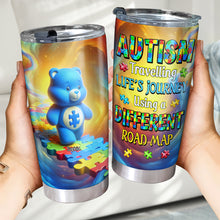 Load image into Gallery viewer, “A Unique Journey Awaits” - Personalized Kid Tumbler - Custom Gift for Children with Autism Tumbler Cup PopCulturePrints