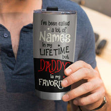 Load image into Gallery viewer, Personalized Family Mom & Dad Tumbler – Custom Name Gifts Tumbler Cup PopCulturePrints
