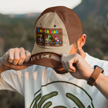 Load image into Gallery viewer, Personalized Super Dad Cap - Custom Classic Hat for Dads Caps PopCulturePrints