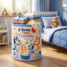 Load image into Gallery viewer, Happy Family Laundry Basket - Personalized Gift For Family 01NAQN140726 Laundry Basket PopCulturePrints