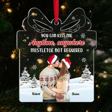 Load image into Gallery viewer, Custom Photo Couple Christmas Ornament - Festive Acrylic Keepsake Ornament PopCulturePrints