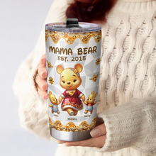 Load image into Gallery viewer, Mama Bear Love: Custom Tumbler for Mom - Perfect Personalized Gift Tumbler Cup PopCulturePrints