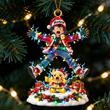 Load image into Gallery viewer, Light Up Your Holidays with Lightning Rod - Personalized Acrylic Ornament