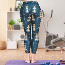 Load image into Gallery viewer, Yoga: Let That Go - Personalized Leggings Leggings PopCulturePrints