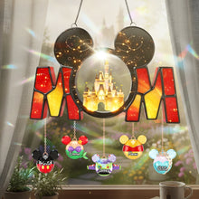 Load image into Gallery viewer, “Illuminate Mom's Day with a Touch of Magic” - Magic Castle Acrylic Suncatcher - Personalized Gift For Mom and Grandma Ornament PopCulturePrints