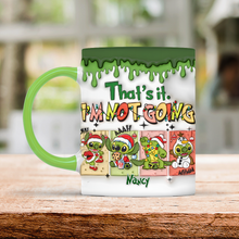 Load image into Gallery viewer, Personalized Alien Christmas Mug - Fun Holiday Gift Coffee Mug PopCulturePrints