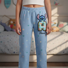 Load image into Gallery viewer, Your Alphabet Adventure Awaits - Cute Creature Pajama Pants | Personalized Gift for Kids & Teens Pajama Pant PopCulturePrints