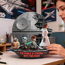 Load image into Gallery viewer, Strong Mom Acrylic Plaque - Personalized Gifts For Mother's Day 03ohtn240226 Shaped Plaques PopCulturePrints