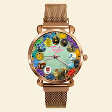 Load image into Gallery viewer, Artistic Expression - Personalized Quartz Watch for Creatives Quartz Watch PopCulturePrints