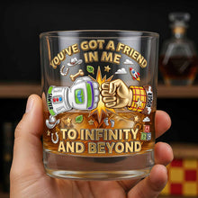Load image into Gallery viewer, You've Got a Friend in Me - Personalized Drinking Glass for Friends