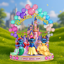 Load image into Gallery viewer, Besties Forever: Celebrate Your Friendship with Personalized Cute Monster Plaque Shaped Plaques PopCulturePrints