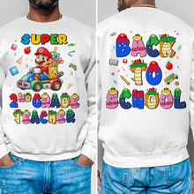 Load image into Gallery viewer, Super 1st Grade Teacher Shirt - Personalized Gifts for Back to School Shirts PopCulturePrints