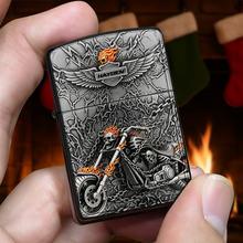 Load image into Gallery viewer, Ignite Your Spirit - Fire Beast Motorcycle Lighter - Personalized Gift for Bikers Lighter PopCulturePrints