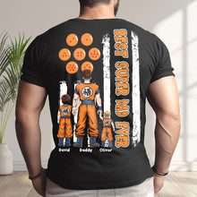Load image into Gallery viewer, Best Super Dad Ever - Personalized Custom Shirt for Dads Shirts PopCulturePrints