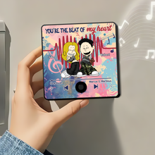 Load image into Gallery viewer, Custom Y2K Music Fridge Magnet | Personalized Couple Gift | Valentine's Day Gifts Fridge Magnet PopCulturePrints